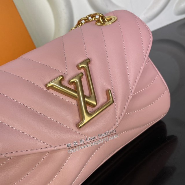 lv路易威登專櫃2022新款New Wave小號鏈條包 絎縫牛皮lv頂級原單小挎包 M20687 M20838 ydh4975